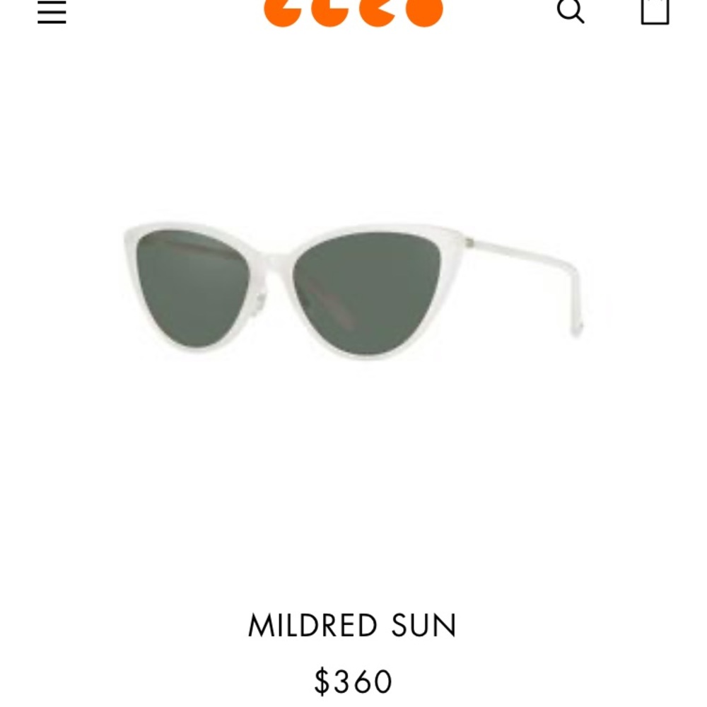 Garrett Leight Sunglasses - Mildred Sun White